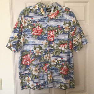 Button Down Hawaiian Shirt